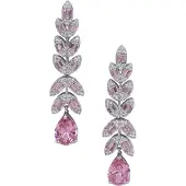 Avant Garde Øreringe 'Orlaya' lys pink
