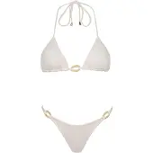 Acuarela Brand Bikini 'Capri Triangle Set' offwhite