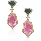 Avant Garde Øreringe 'Serenya' lys pink