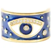 Les Reines Ring 'Eye of Istanbul' guld