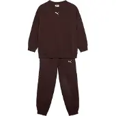 Puma Loungewear Oversized Sweat Suit Youth, Clothing, Chocolate Fondue, 7-8Y