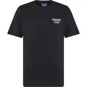 HUGO Regular fit T-shirt i bomuld med logoprint