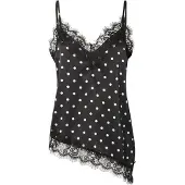 Pieces Pcnomi Satin Prikket Blonde Stroptop