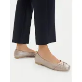 Caprice Ballerina, grey, made of Leather, Size 39