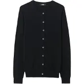 GOBI Cashmere Cardigan 'Essential' black denim