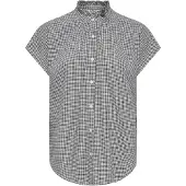 ONLY Bluse 'ONLSitala' sort / sort-meleret / offwhite