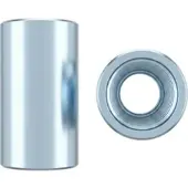 Lemvigh-Muller M 10X30 rund gevindmuffe FZB - (100 stk.)