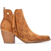 Xti Xtitil kvinder. 14503701-CAMEL Ankelstøvler 145037 brun (41), Læder, 3-5 cm, Lynlås, Casual
