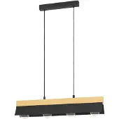 Eglo TARRAFO PENDEL 4XE27 L880 SORT FSC