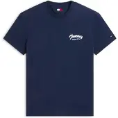 Tommy Hilfiger Bluser & t-shirts mørkeblå / mørkerød / hvid