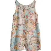Next Jumpsuit 'N. Premium' creme / lyseblå / honning / koral