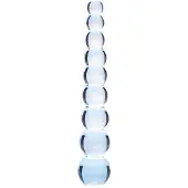 Vuxen Clarity Elysian Pearls Glass Dildo