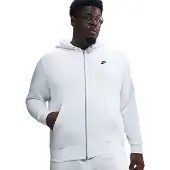 Nike Sweatjakke 'CLUB' hvid