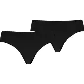 Puma Women's Brazilian Briefs (2-Pack), Women, Black, L