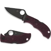 Spyderco Manbug Burgundy Lgwt CTS-PD#1 SPRINT foldekniv
