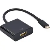 Gembird Cablexpert - Videoadapter - HDMI hun til USB-C han - 15 cm - sort - 4K60 Hz support