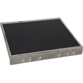 Electrolux glasoverplade med ramme, inox, 70cm 140230610390