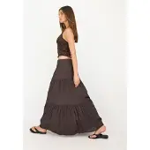 Stradivarius Boho Midi-Nederdel 0-401 S