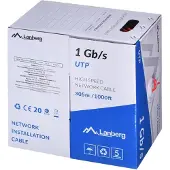 Lanberg - Bulkkabel - 305 m - 5.6 mm - UTP - CAT 6 - solid - rød