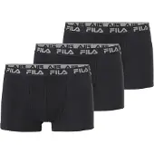 FILA Boksershorts gylden gul / sort / hvid