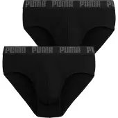 Puma Briefs (2-Pack) Men, Clothing, Black, 2
