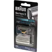 Braun 31S - Ekstra klinge og skærer - til shaver - sølv - for Contour Series Flex Integral + Series 3