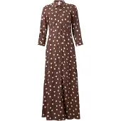 Y.A.S Savanna Long Shirt 3/4 ærmet Lang Kjole