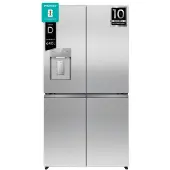 Hisense RQ5P640SYSD, 640 L, SN-T, 6 kg/24t, D, Frisk zone, aflukke, Sølv, Rustfrit stål