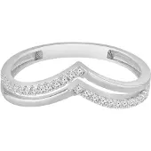 Diamant Exquis Ring sølv