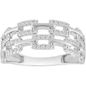 Diamant Exquis Ring sølv