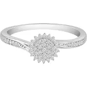 Diamant Exquis Ring sølv