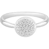 Diamant Exquis Ring sølv