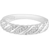 Diamant Exquis Ring sølv