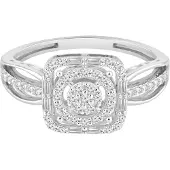 Diamant Exquis Ring sølv