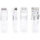 NETRACK RJ45 stik UTP-ledning, kat. 5e (100 stk) (NP41)