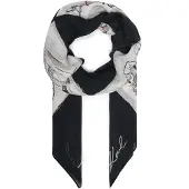 Karl Lagerfeld Sjal sort / hvid
