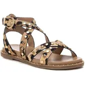 Carmela Carmelatil kvinder. 16239302-LEOPARDO Læderssandaler 162393 brun (40), Fast, Spænder, Casual, Dyreprint