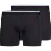 Skiny Boksershorts lysegrå / sort