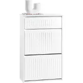 SoBuy Skoskab Hvid FSR165-W