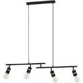 Eglo LURONE PENDEL 4XE27 L1000 SORT