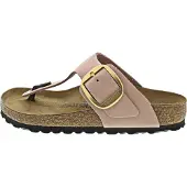 Birkenstock Klipklappere 'Gizeh Lenb' guld / rosé / sort