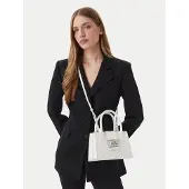 Armani Exchange A|X Armani Exchangetil kvinder. XW000306AF12039U0011 Hvid struktur-taske (OSFA), Casual, Polyester