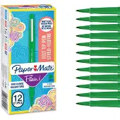 Paper Mate Flair, Grøn, Grøn, Plast, Rund, Vandbaseret blæk, 1 mm