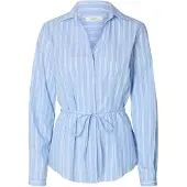 Selected femme Bluse 'SLFHelga' marin / lyseblå / hvid