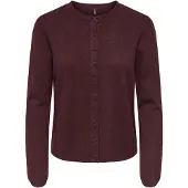 ONLY Cardigan 'ONLLOYAL' aubergine