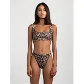 Flavia Valentini Bikini brun-meleret