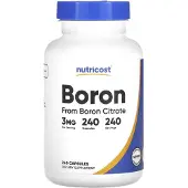 Nutricost , Bor, 3 mg, 240 Kapsler