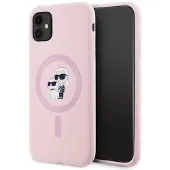 Karl Lagerfeld Silikone MagSafe iPhone 11 Etui Lyserød
