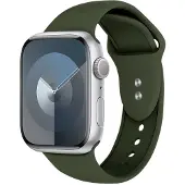 Crong Liquid - Apple Watch-rem 38/40/41/42 mm (grøn)