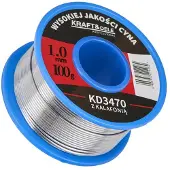 KRAFT&DELE Loddetin 1 mm med harpiks |